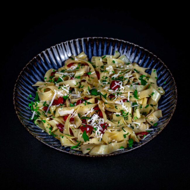 Pappardelle z oliwą